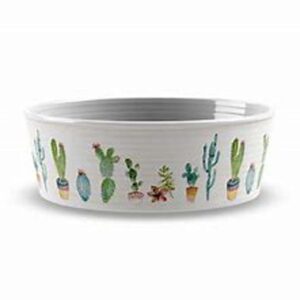 TarHong Melamine Cactus Pet Bowl Large Borrego Outfitters
