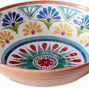 TarHong Rio Medallion Low Serve Bowl Borrego Outfitters
