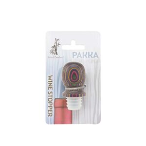 Wilshire Industries Island Bamboo Pakka Bottle Stopper Rainbow Color from Products Borrego Outfitters