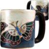 Mara-Stoneware-mug-butterfly-blue-Borrego-Outfitters