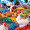 Leanin-Tree-puzzle-gallos-blancos-550-pc-Borrego-Outfitters