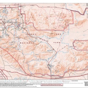Tom Harrison Maps Joshua Tree National Park Map Borrego Outfitters