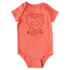 Baby Made With Love Short Sleeve Crusher Bodysuit 108321 Mango Orange.png