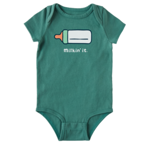 Baby Milkin It Short Sleeve Crusher Bodysuit 108324 Spruce Green.png