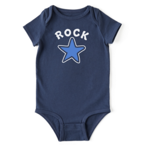 Baby Rockstar Short Sleeve Crusher Bodysuit 108323 Darkest Blue.png