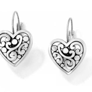 Brighton Contempo Heart Leverback Earrings Borrego Outfitters
