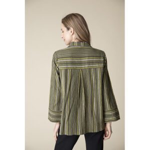 Change Your Stripes Mixed Stripe Pocket Shirt 070 45807 Olive 2.jpg