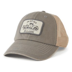 Classic Pickup And Dog Old Favorite Mesh Back Cap 108481 Slate Grey.png