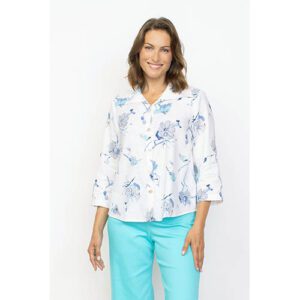 Easy Linen Parisian Flroal Swing Shirt Twilight 47130 TWL 2.jpg