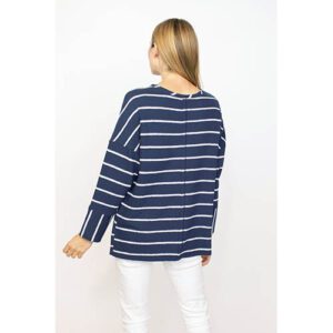 French Terry Striped Crew Navy 85106 2.jpg