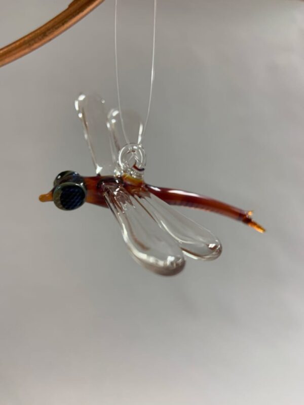 Al Caspersen Glass Amber Dragonfly | Borrego Outfitters