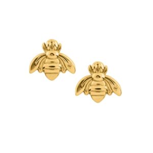 Gold Plated Bee Studs 20447.jpg