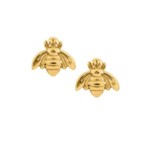 Gold Plated Bee Studs 20447.jpg