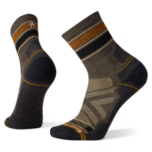 Hike Light Cushion Striped Mid Crew Socks Taupe.png