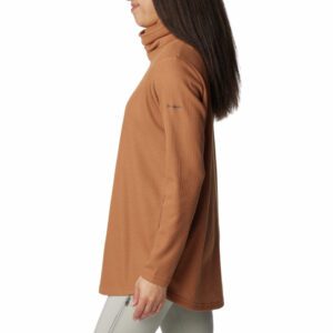 Holly Hideaway Waffle Cowl Neck Pullover 2058361 Camel Brown 1.jpg