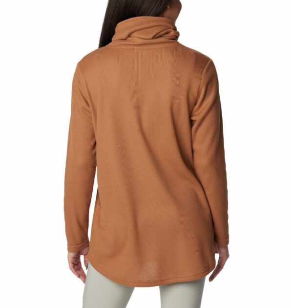 Holly Hideaway Waffle Cowl Neck Pullover 2058361 Camel Brown.jpg