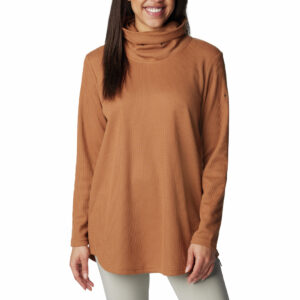 Holly Hideaway Waffle Cowl Neck Pullover2058361 224 Camel.jpg