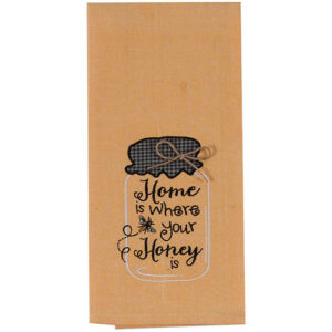 Honey Embroidered Tea Towel F0745.jpg