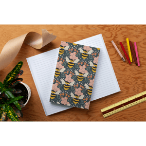 Honeycomb Bee Classic Layflat Notebook.png