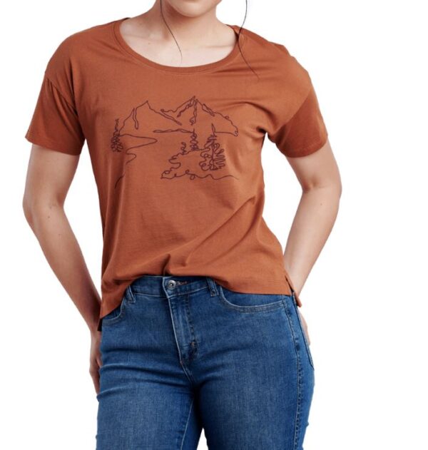 Impression Sketch Graphic Tee Copper 8523.jpg