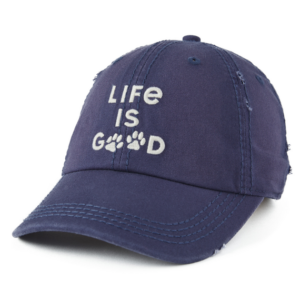 Life Is Good Paw Print Sunwashed Chill Cap 108437 Darkest Blue.png