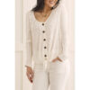 Long Sleeve V Neck Top With Buttons Cream 1435O 3783 1 .jpeg
