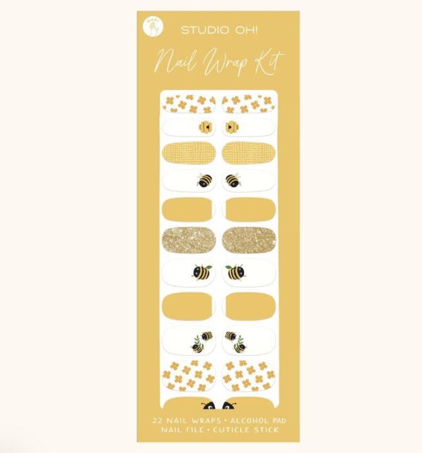 Mani Nail Wrap Kit Buzzy Bees.jpg