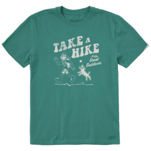 Mens Great Outdoor Hike Jake Short Sleeve CrusherLITE Tee 99411 Spruce Green.png