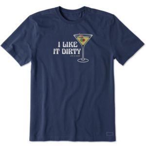 Mens I Like It Dirty Martini Short Sleeve Crusher Tee 108125 Darkest Blue.png