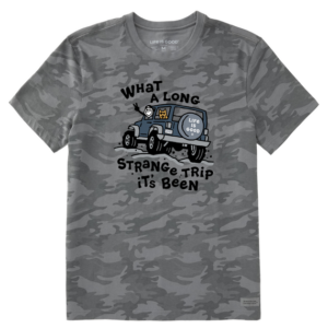 Mens Jake And Rocket Strange Trip Short Sleeve Allover Printed Crusher Tee 108777 Gray Camo.png