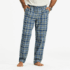 Mens Moss And Darkest Blue Plaid Pattern Classic Sleep Pant 115497 Moss Green.png