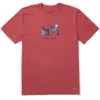 Mens Stay Cool Short Sleeve Crusher Tee 115298 Faded Red.png