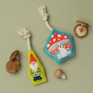 Mini Dog Toy Sey Mushroom Gnome F687.jpg