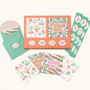 Mini Note Card Set With Stickers Wild Realm.jpg