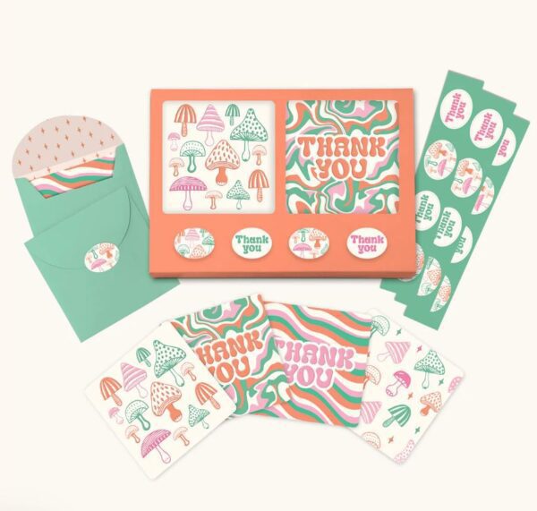 Mini Note Card Set With Stickers Wild Realm.jpg