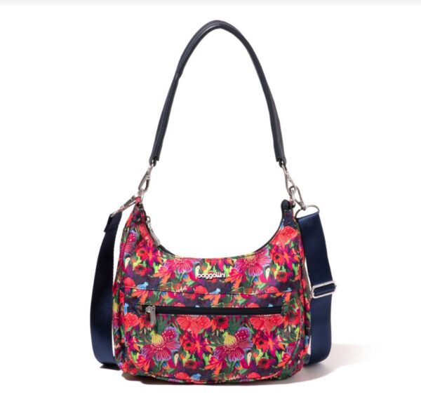 Modern Pocket Half Moon Bag Tropical Floral MHM800.jpg