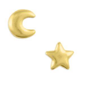 Moon Star Mismatched Studs Gold 20294.jpg