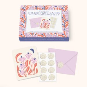 Note Card Set With Wax Seal Keep Blossoming.jpg