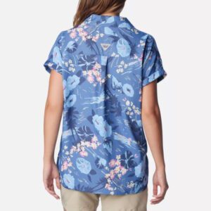 PFG Sun Drifter Woven Short Sleeve Shirt Bluebell Seascraper 1.jpg