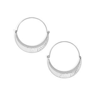 Palm Canyon Large Hoop Earrings Ja9978 Silver.jpg