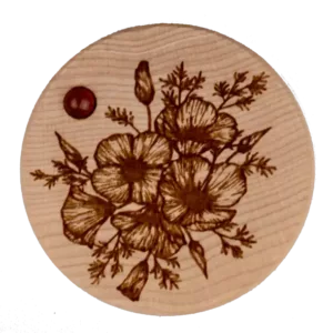 Poppies Wood Dreambox With Carnelian SBX2065s.webp