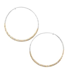 Riveted Hammered Hoops Half Bronze 2in 71165 1.jpg