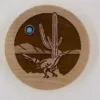 Roadrunner And Cactus Wood Dreambox With Turquoise SBX311s 1.webp