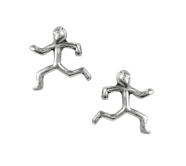 Running Man Stud Earrings 20658.jpg