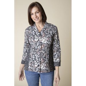 Rustling Leaves Princess Seamed Shirt 074 41621 Driftwood 1.jpg