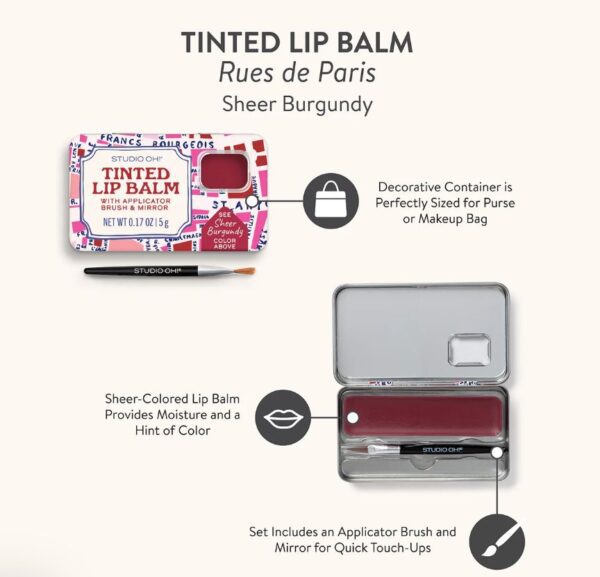 Tinted Lip Balm Rues De Paris Sheer Burgundy 1.jpg