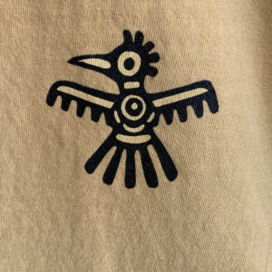 Unisex Short Sleeve T Pre Columbian Birds Mustard 417MUSss 3 .jpg