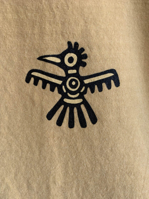 Unisex Short Sleeve T Pre Columbian Birds Mustard 417MUSss 3 .jpg