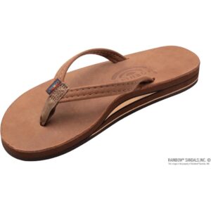 Women S Double Layer Arch Support Premier Leather 1 2 Narrow Strap Redwood 302ALTSN RDWD W.jpg