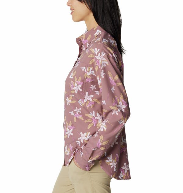 Women S Silver Ridge Utility Patterned Long Sleeve Shirt Fig Tiger Lillies 2033351 609 3.jpg